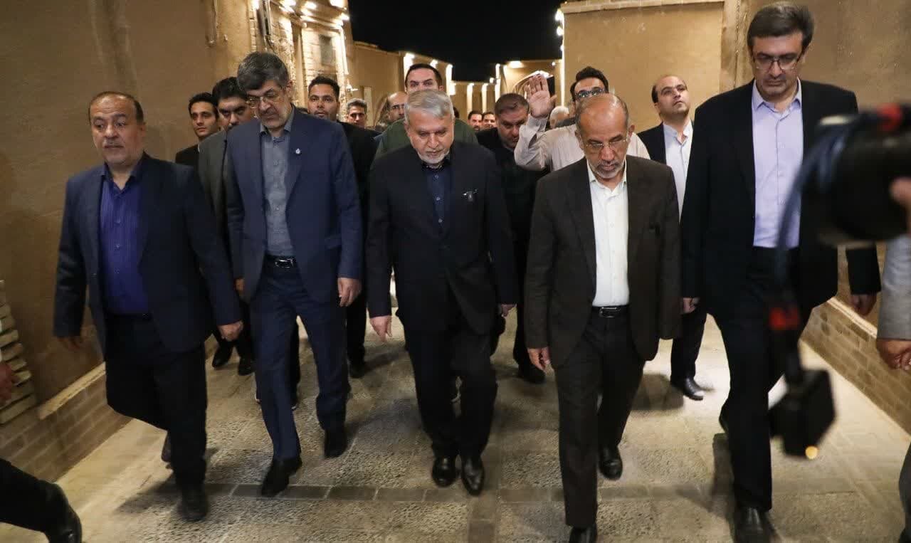بازدید وزیر میراث فرهنگی، گردشگری و صنایع دستی از شهرستان میبد