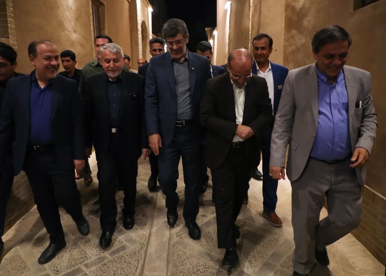 بازدید وزیر میراث فرهنگی، گردشگری و صنایع دستی از شهرستان میبد