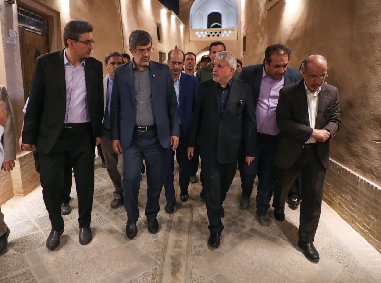 بازدید وزیر میراث فرهنگی، گردشگری و صنایع دستی از شهرستان میبد
