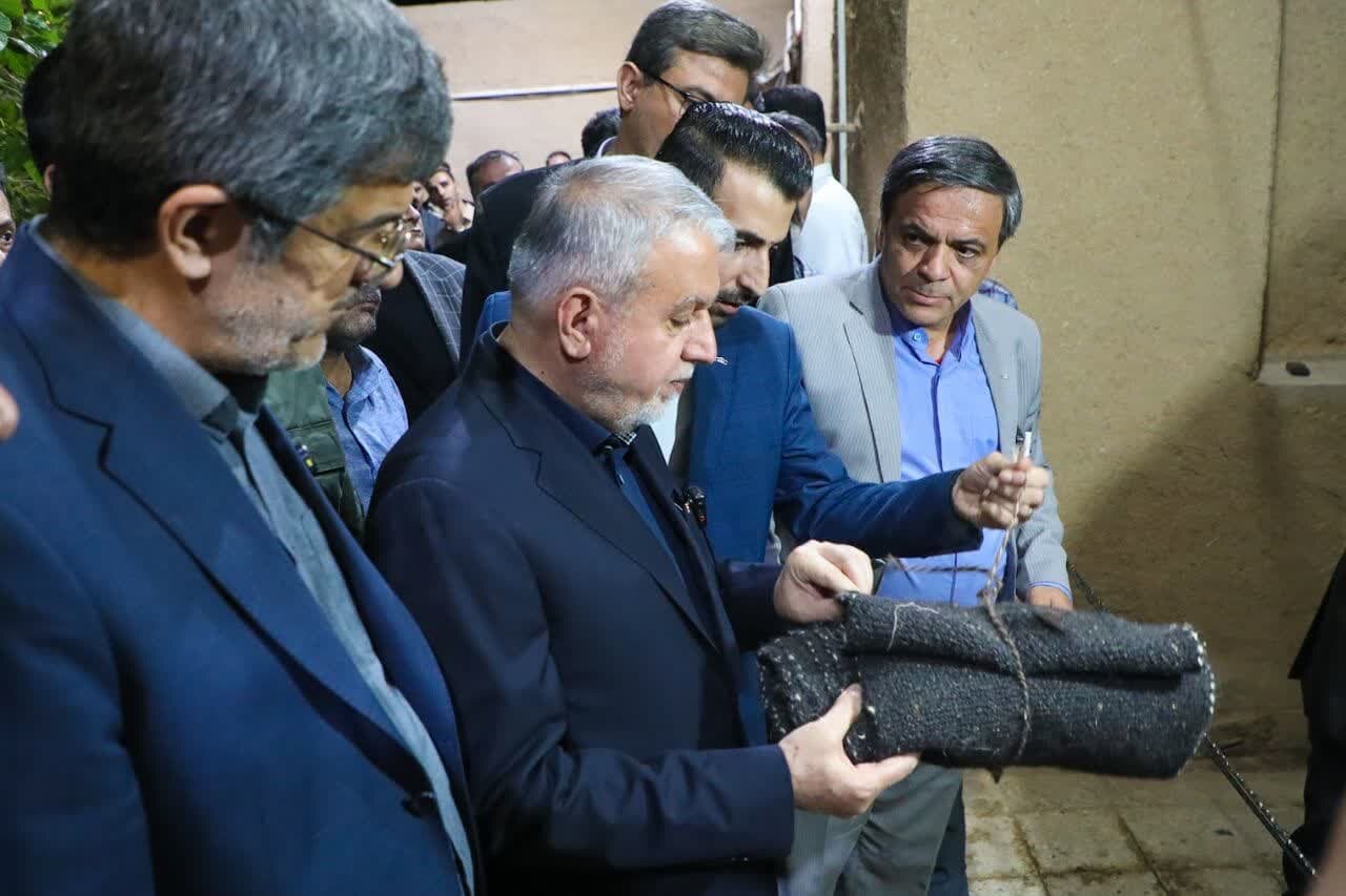 بازدید وزیر میراث فرهنگی، گردشگری و صنایع دستی از شهرستان میبد