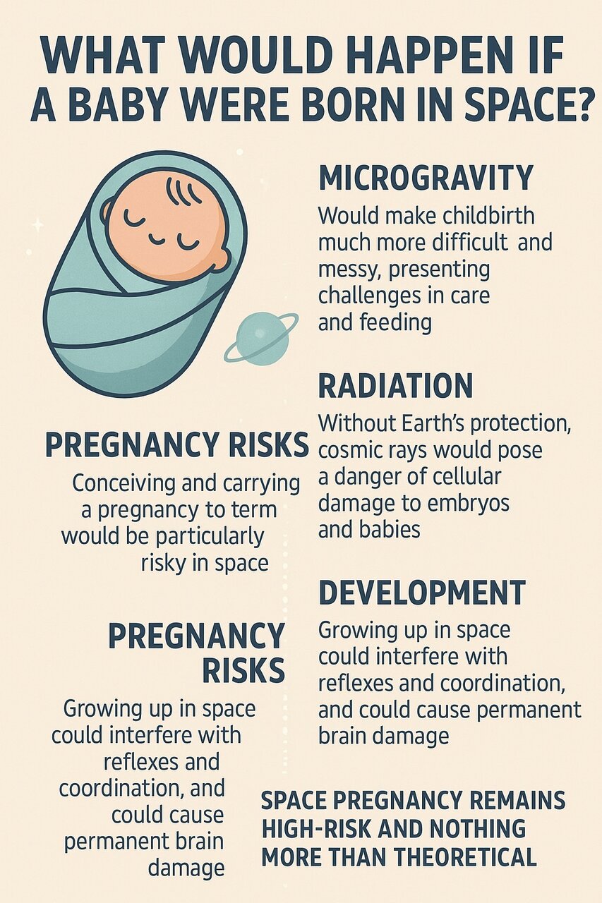 از بارداری تا تولد در فضا؛ فانتزی علمی یا فاجعه زیستی؟