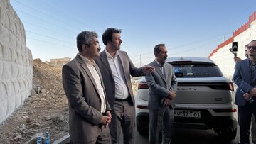 افتتاح بلوار ۲۴ متری راه و شهرسازی سنندج در هفته دولت