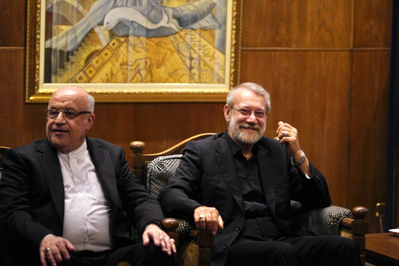 تصاویر رسمی از دیدار علی لاریجانی با نبیه بری