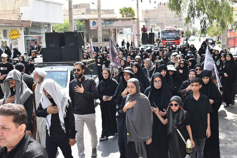 کاروان بیپایان عشق؛ اربعین دلدادگان حسینی در ۵۵ نقطه استان سمنان