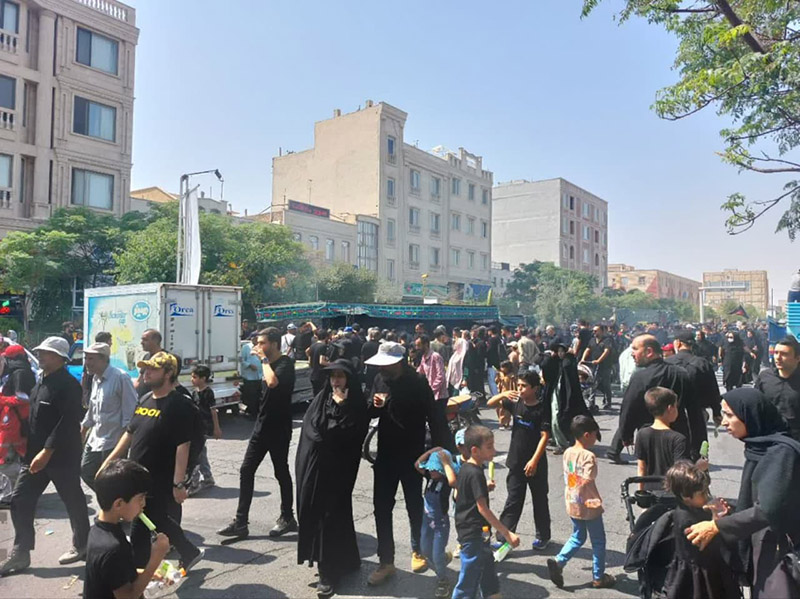 کاروان بیپایان عشق؛ اربعین دلدادگان حسینی در ۵۵ نقطه استان سمنان