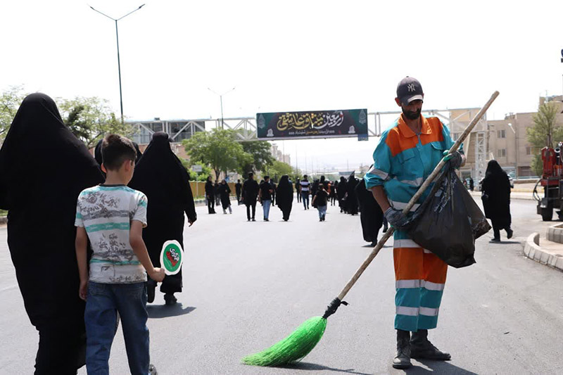 کاروان بیپایان عشق؛ اربعین دلدادگان حسینی در ۵۵ نقطه استان سمنان
