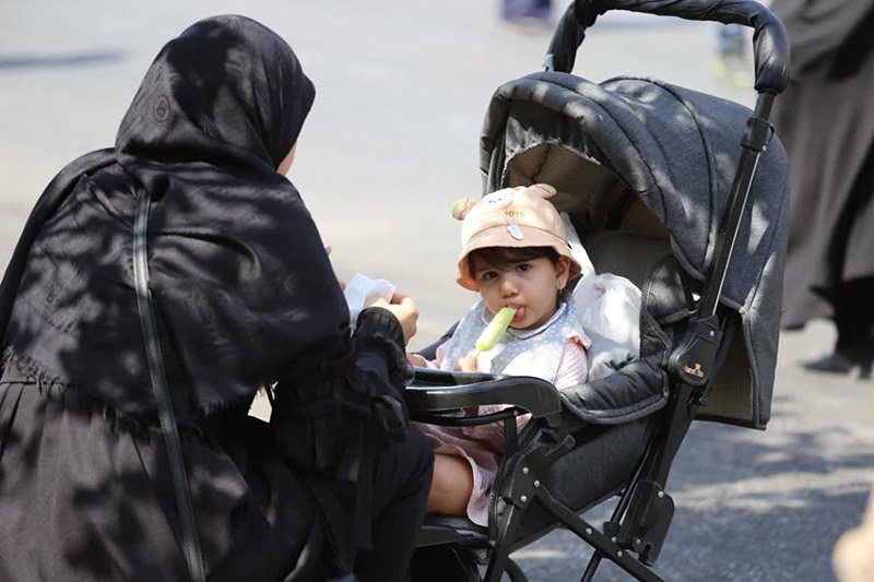 کاروان بیپایان عشق؛ اربعین دلدادگان حسینی در ۵۵ نقطه استان سمنان