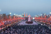ببینید | عزاداری دستۀ بنی عامر در بین‌الحرمین