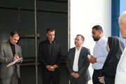بازدید رئیس جهاد کشاورزی لرستان از سردخانه ۱۱۰۰ تنی شهرک صنعتی خرم‌آباد