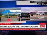 ببینید | هواپیماهای ریاست جمهوری روسیه و آمریکا در کنار هم در فرودگاه