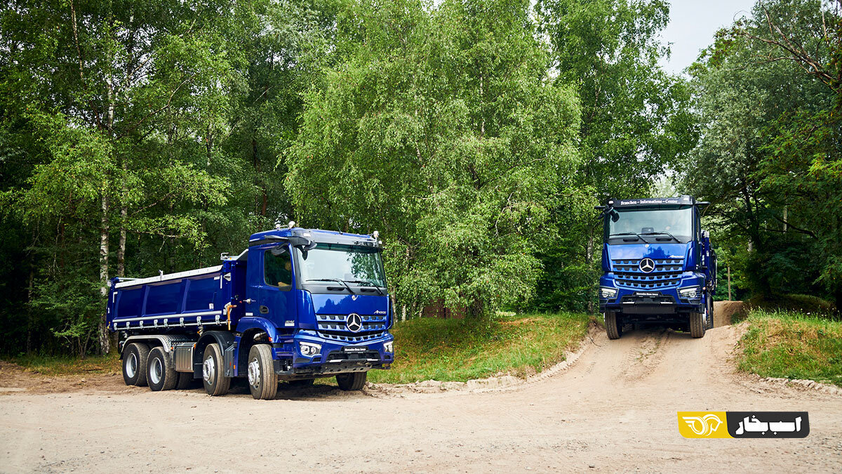 تنوع شگفتانگیز کامیونهای مرسدس بنز / عکس