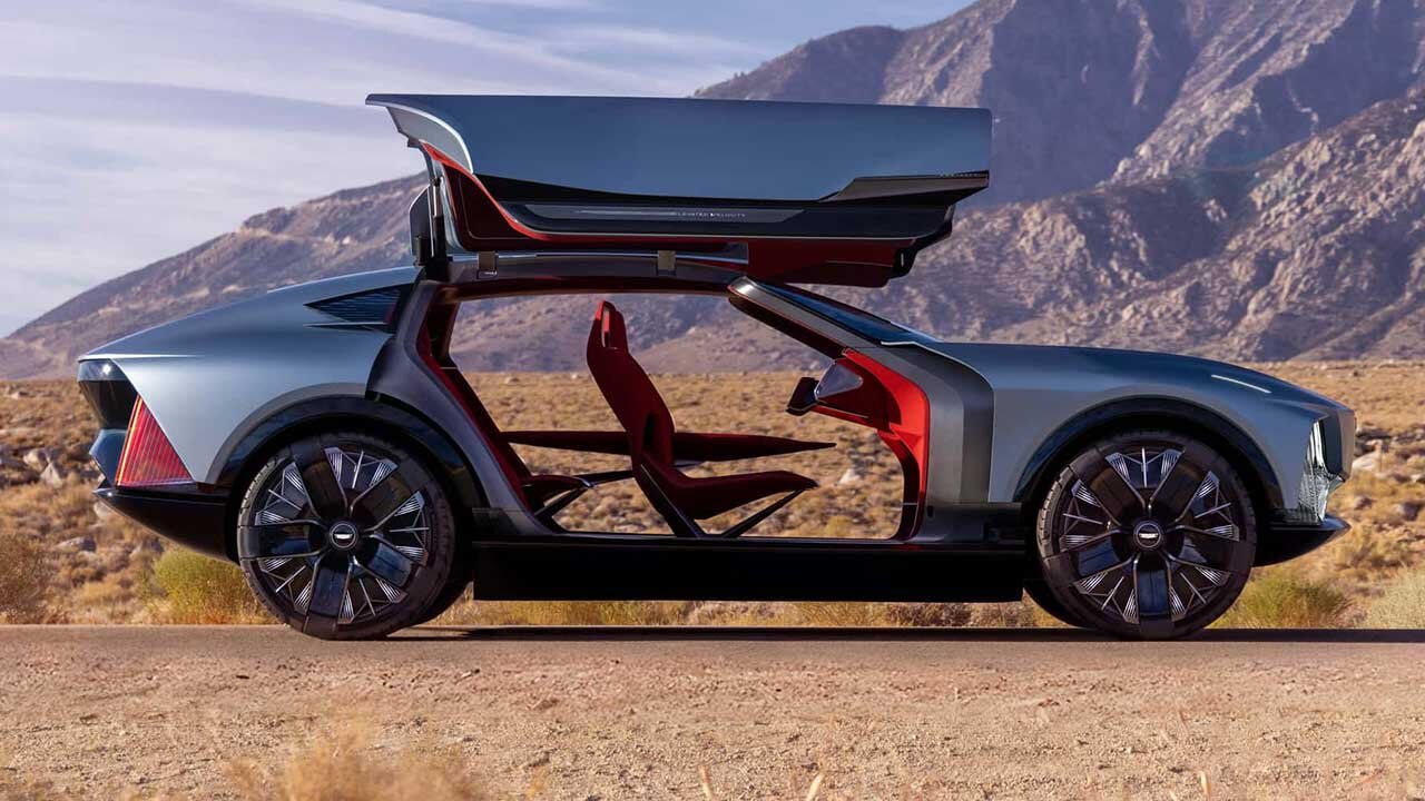 معرفی جسورانهترین کانسپت کادیلاک / شاسیبلندی با درهای گالوینگ