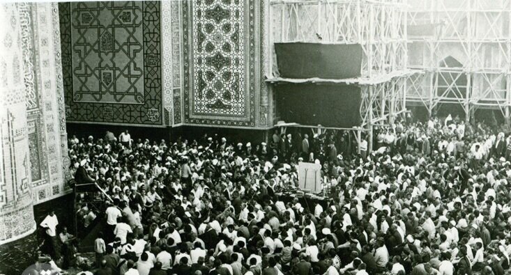 ایران عزادار آیتالله میلانی شد و مشهد سیاهپوش! +عکس/ وزیر دربار در مراسم درگذشت آیتالله میلانی