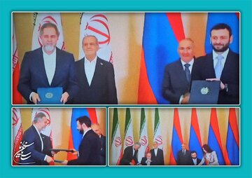 امضای تفاهمنامه همکاری سینمایی ایران و ارمنستان در حضور پزشکیان