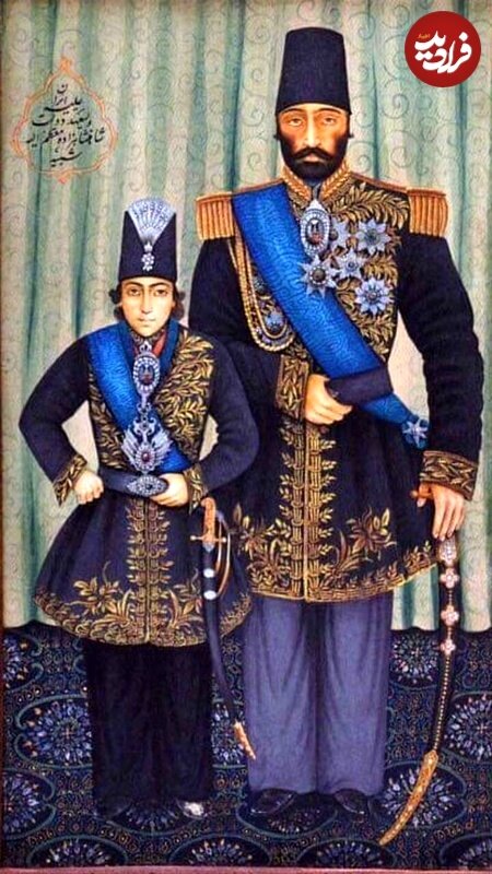 نقاشی دوران نوجوانی مظفرالدینشاه در موزه لوور پاریس