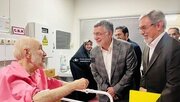 عیادت دکتر ظفرقندی از سید محمد خاتمی/ عکس