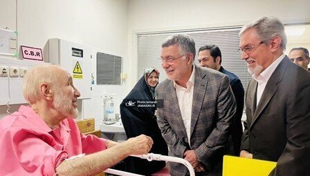 عیادت دکتر ظفرقندی از سید محمد خاتمی/ عکس