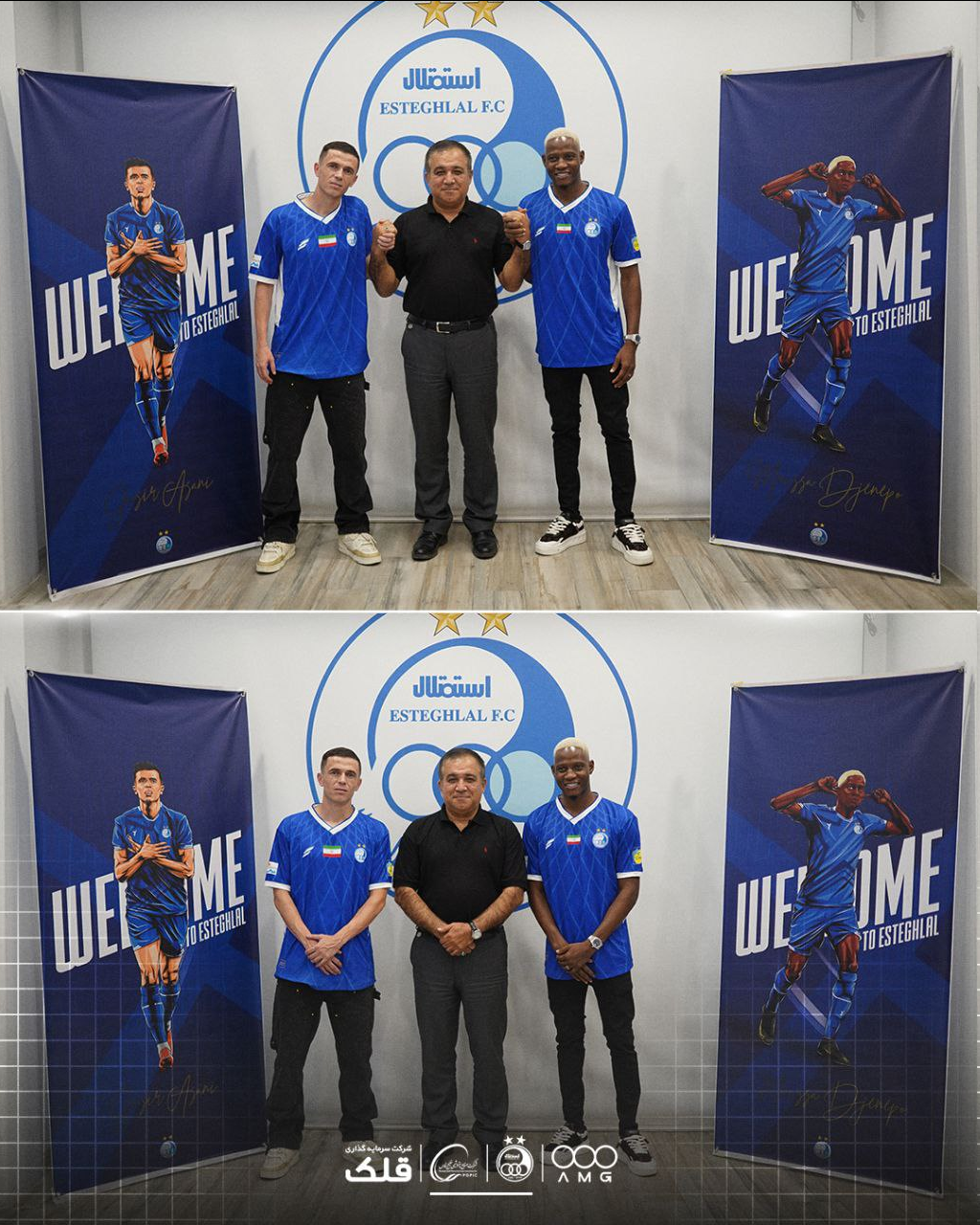 عکس | رونمایی رسمی استقلال از دو خرید خارجی