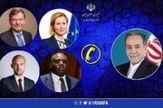 عراقجي يجري محادثات هاتفية مع نظرائه من الدول الأوروبیة الثلاث