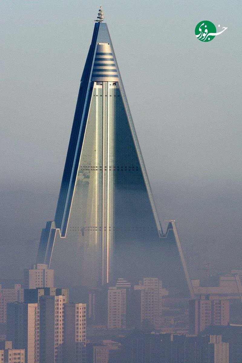 عکس | هتل ریوگیونگ؛ بلندترین سازه کره شمالی که هرگز به روی مهمانان گشوده نشد!