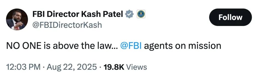 یورش نیروهای افبیآی به خانه جان بولتون