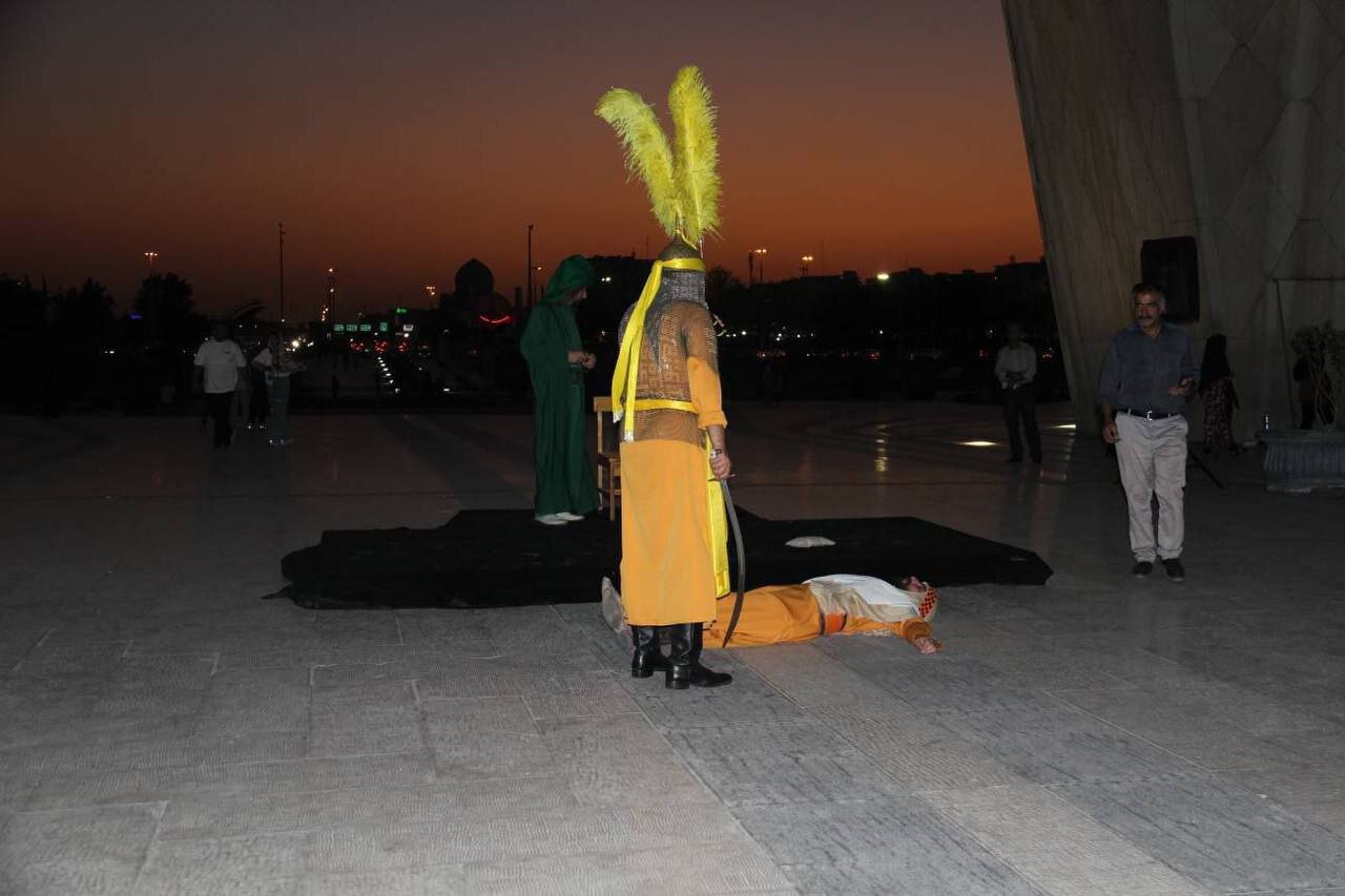 تعزیه حر در میدان آزادی+عکس