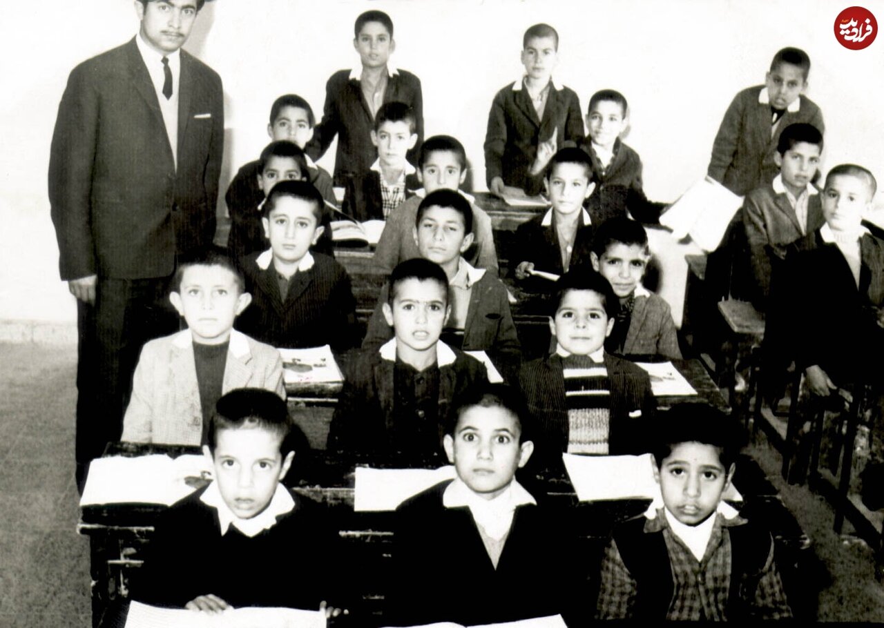 عکس/ شهید حسن باقری برادر سرلشکر باقری در دوران دبستان؛ دهه ۴۰