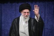 ببینید | تاج گل بر گردن عکس رهبر انقلاب و اعدام نتانیاهو و ترامپ در هند