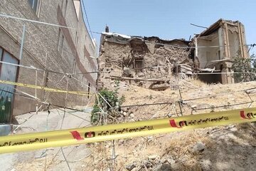 گزارش ریزش ساختمان درحال ساخت / آمار مصدومان