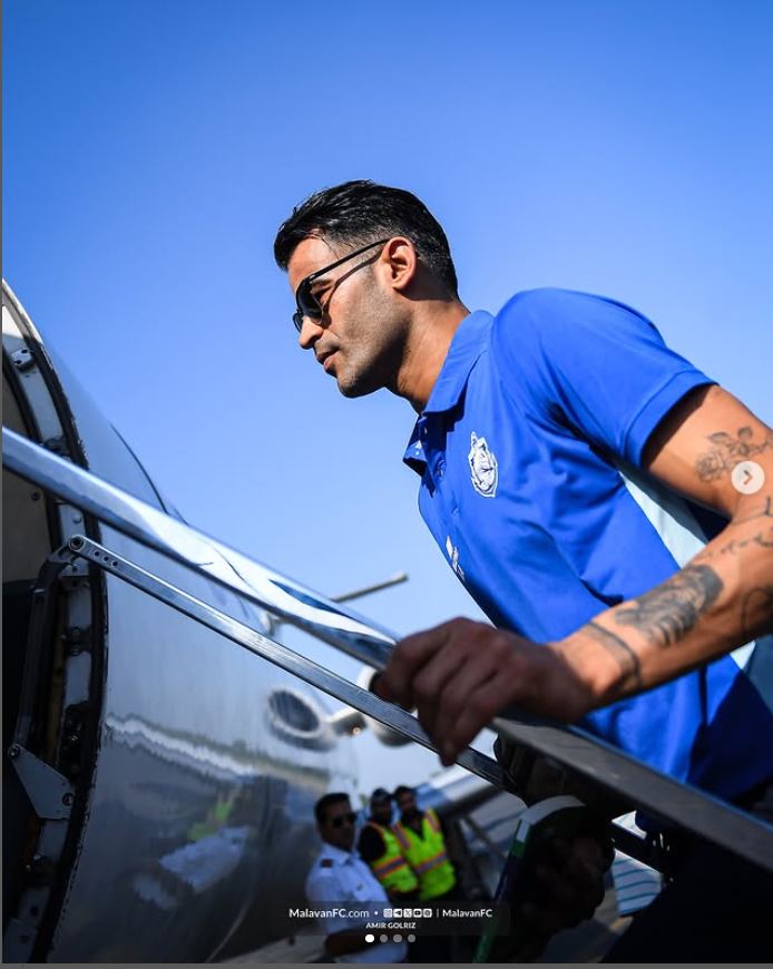 عکس | آل کثیر با پیراهن آبی دیده شد!