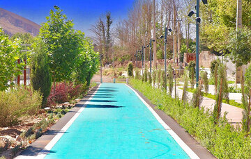 تصاویر | طراحی جالب یک پیاده‌رو در بلوار شاهد شیراز شیراز