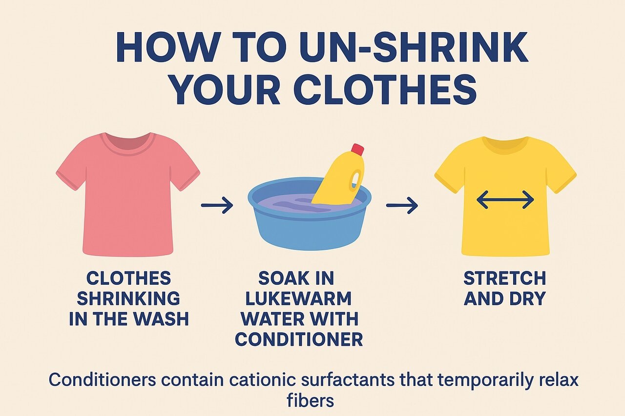 چرا لباسها آب میروند و چطور میتوانیم نجاتشان دهیم؟