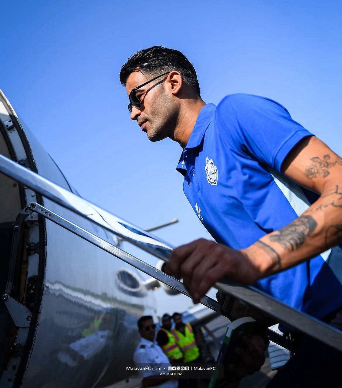 عکس | رونمایی از آلکثیر با لباس آبی!