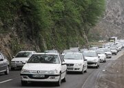 ترافیک سنگین در محورهای شمالی/ سه محور بارش باران دارند