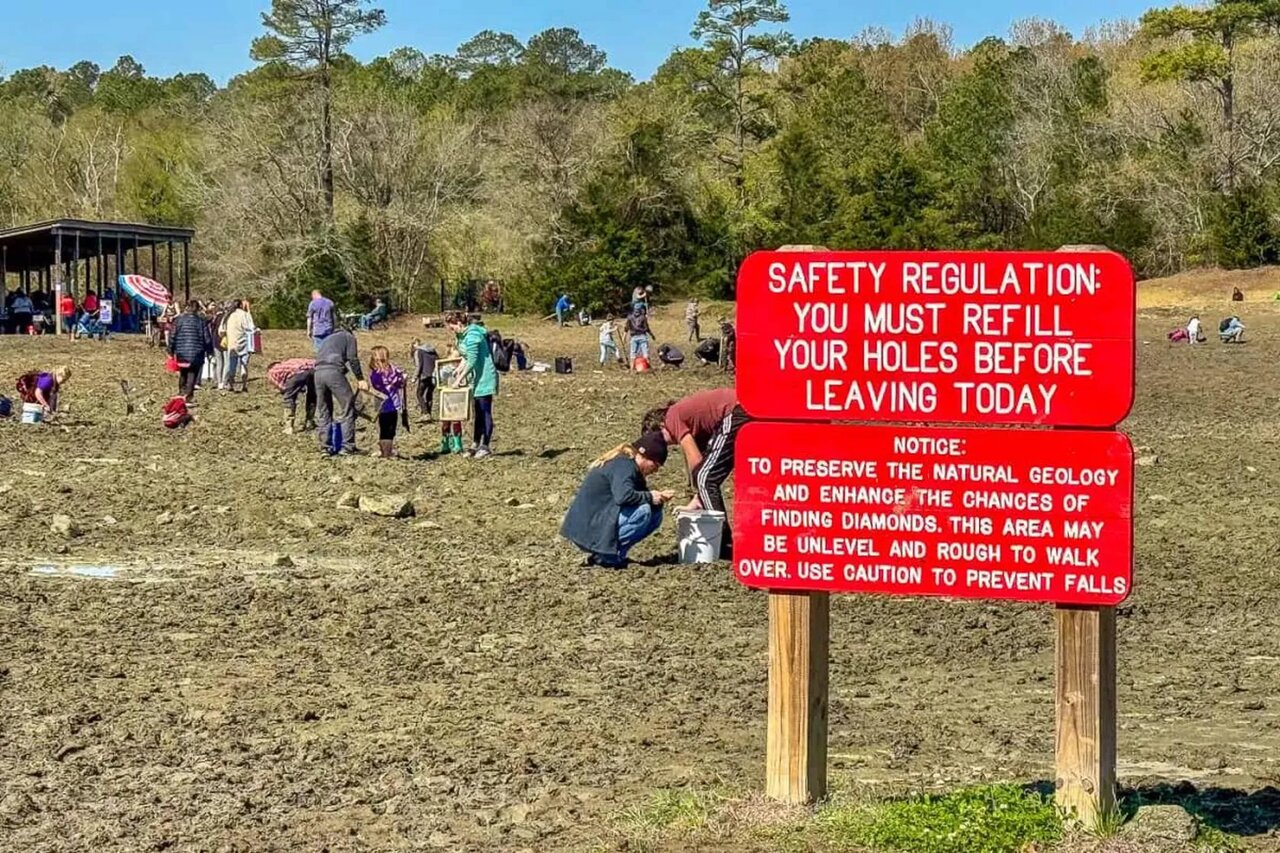 مکانی که خاکش پر از الماس است