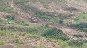 ببینید | رانش زمین یک روستای کامل را در سودان دفن کرد