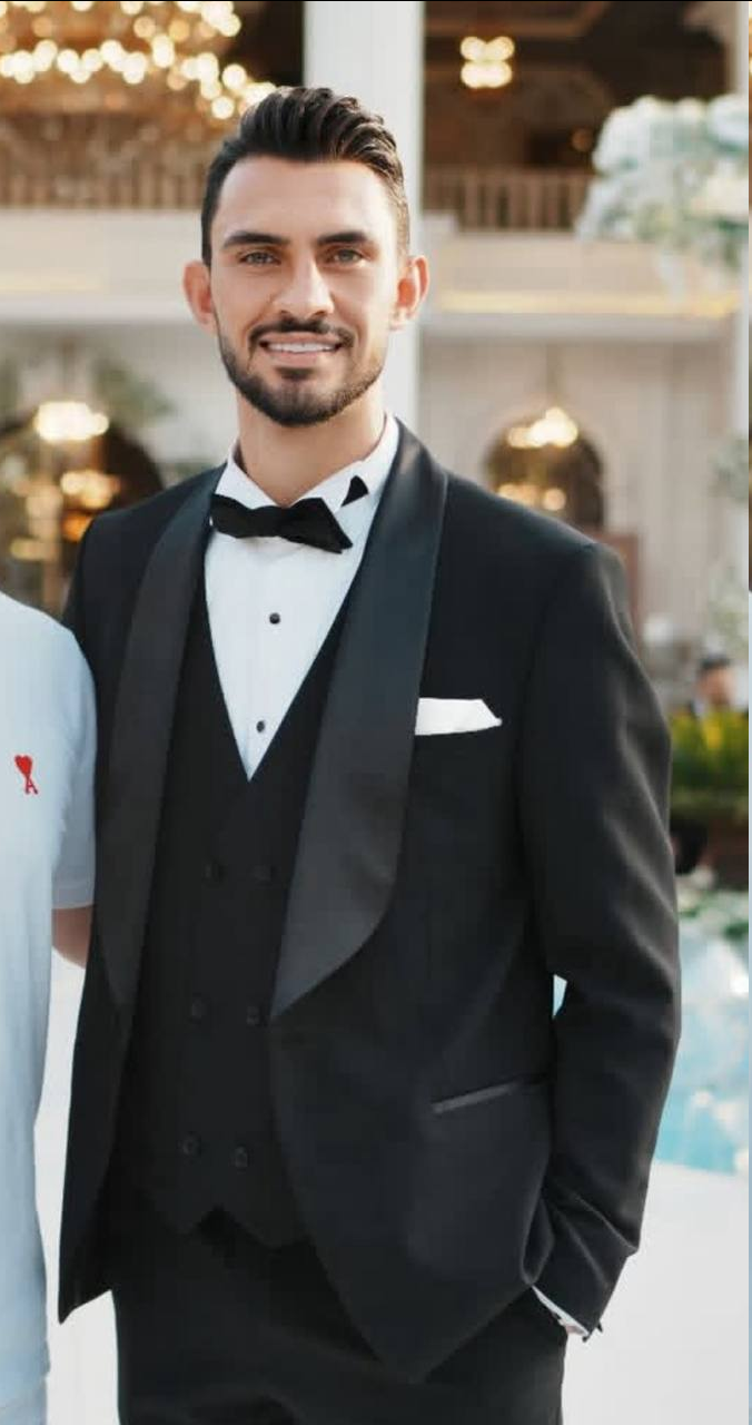 عکس | تازه داماد استقلالیها در شب عروسی