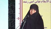ببینید | روایت تلخ همسر شهید رشید از لحظه انفجار موشک در حیاط خانه: یک دست و یک پاشون جدا شد...