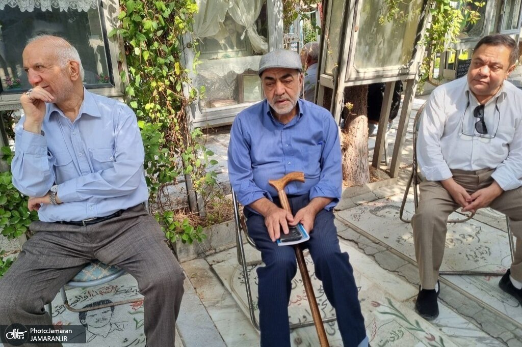 مراسم بزرگداشت شهیدی که در اثر جراحات شیمیایی به یاران شهیدش پیوست + تصاویر مراسم سردار شهید حاج داود کریمی در بهشت زهرا