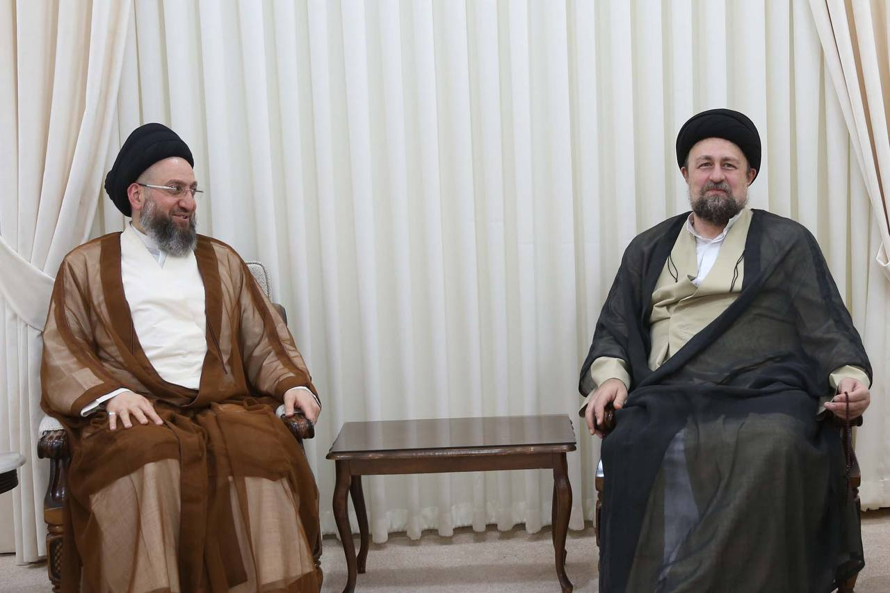 رهبر جریان حکمت ملی عراق با سید حسن خمینی دیدار کرد/ حکیم: ایران سنگر خط مقدم جهان اسلام در برابر رژیم صهیونیستی است