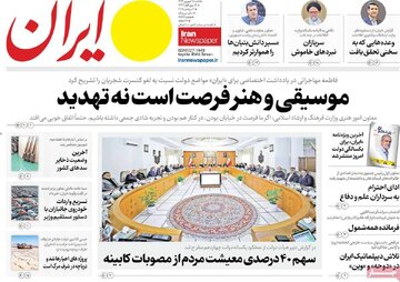 صفحه اول روزنامه های شنبه 15شهریور 1404 5