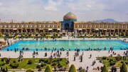 طرح/ میدان نقش جهان اصفهان در زمان آخرین پادشاه صفوی