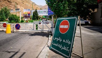 ترافیک سنگین در این محور شمالی
