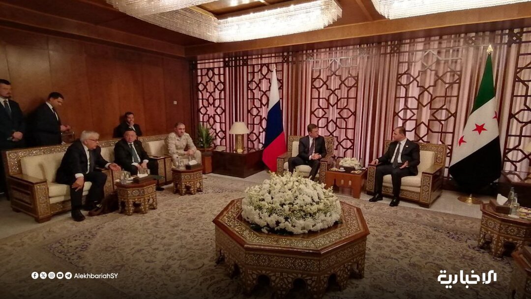 هیأت عالیرتبه روسیه وارد دمشق شد/عکس