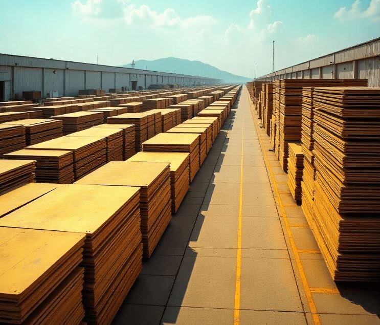 ورق استیل طلایی مات