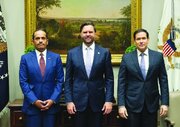 نخست‌وزیر قطر در دیدار با جی دی ونس و روبیو،اطمینان داد:دوحه همه اقدامات لازم را مقابل اسرائیل انجام خواهد داد/ترامپ با عبدالرحمن شام خواهد خورد