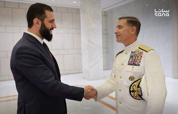 احمد الشرع با فرمانده جدید سنتکام دیدار کرد/برد کوپر به دلیل مبارزه دولت سوریه با داعش تشکر کرد! احمد الشرع با فرمانده جدید سنتکام دیدار کرد/برد کوپر به دلیل مبارزه دولت سوریه با داعش تشکر کرد!