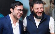 جواد عزتی و هومن سیدی روی فرش قرمز/ عکس