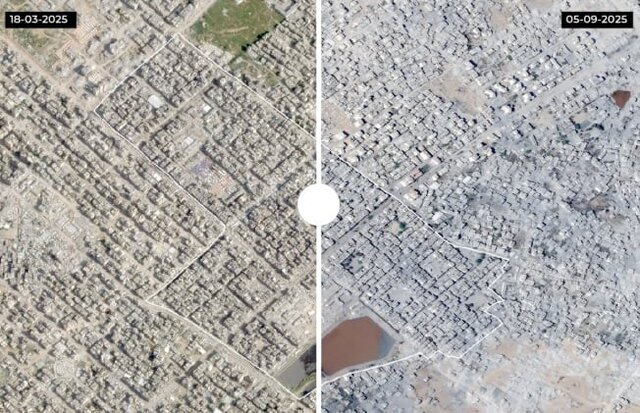 انتشار تصاویری هولناک از غزه؛ این باریکه زیبا رسما با خاک یکسان شد / عکس