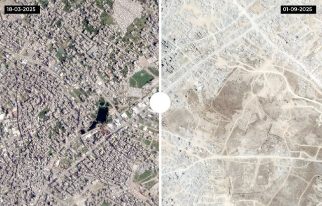 انتشار تصاویری هولناک از غزه؛ این باریکه زیبا رسما با خاک یکسان شد / عکس